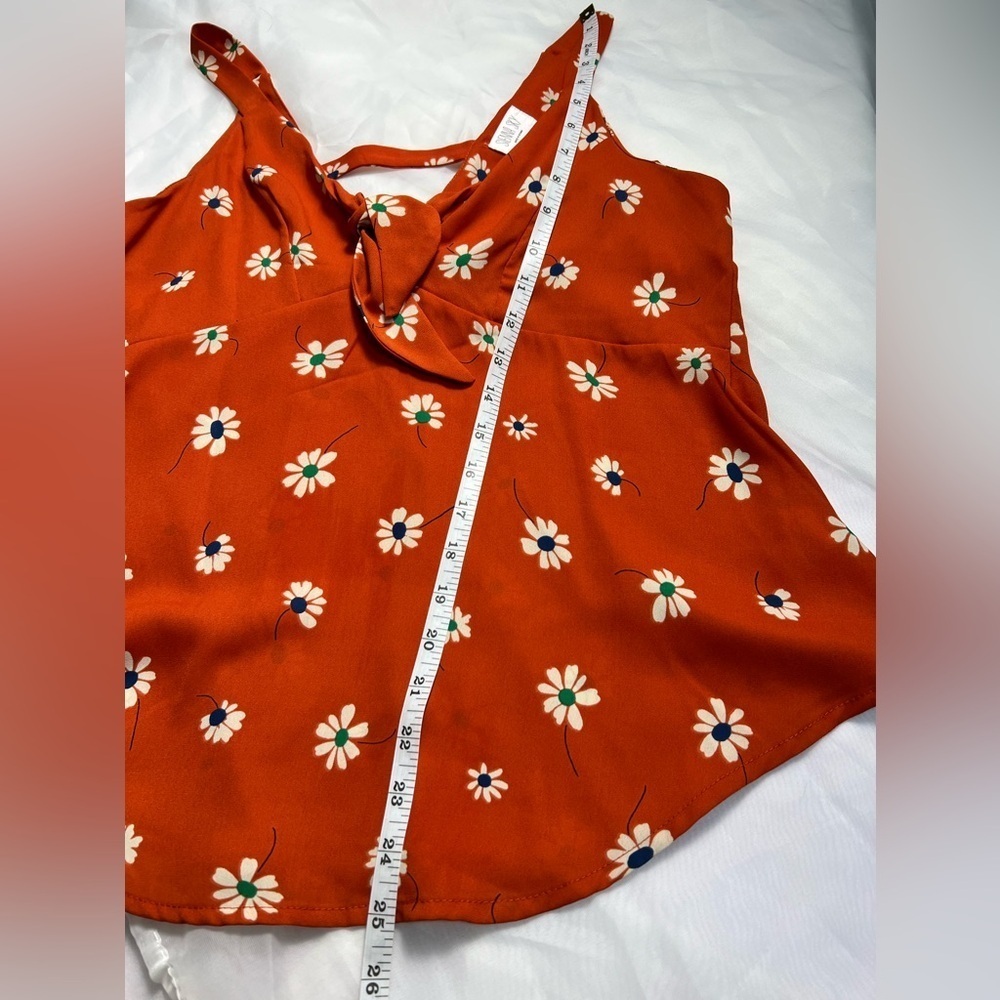 Sienna Sky Y2K Babydoll Daisy Floral Sheer Top Size Small - Picture 3 of 7
